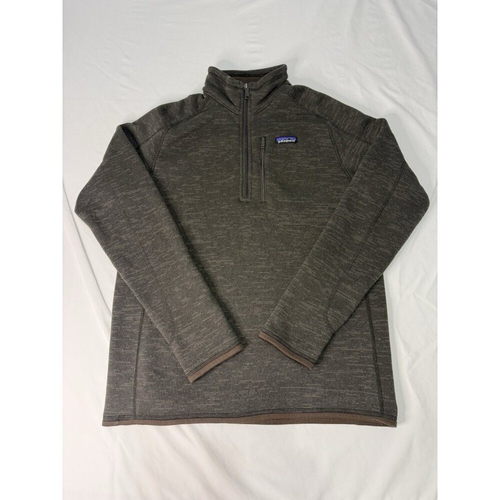 Patagonia Men’s Better Sweater 1/4 Zip Brown Fleece Pullover MEDIUM